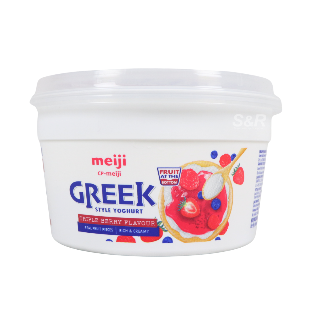 Meiji Greek Style Yoghurt Triple Berry 500g